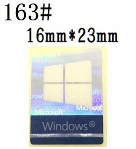 163# 【windows10 home】エンブレムシール　■16*23㎜■ 条件付き送料無料
