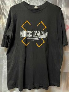 MICK KARN 1993 94 ツアーTシャツ ミックカーン JAPAN ジャパン STEVE JANSEN RICHARD BARBIERI DAVID TORN
