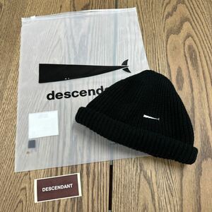 美品 descendant ワッチキャップ ビーニー ニットキャップ ディセンダント キャップ デザイナー は wtaps の 西山徹 ロンハーマン 取扱