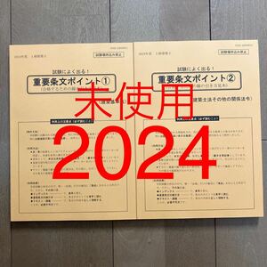 【最新版】 令和6年度 1級建築士 日建学院 重要条文ポイント 一級建築士 2024 日建 建築基準法 関係法令集 法令集