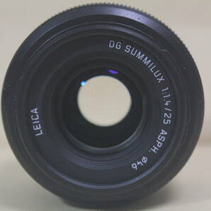 Panasonic レンズ LUMIX LEICA DG SUMMILUX 25mm/F1.4 ASPH. H-X025 パナソニック の画像2