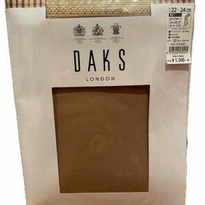 DAKS ダックス ストッキング NAIGAI 22〜24cm ナイガイ 50デニールオペイクサポートガーターゴム付ウォールナット