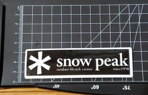 snowPeak スノーピーク キャンプステッカー 防水ステッカー シール 登山 キャンプ用品