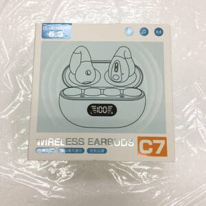 【1円オークション】 Fun Deal C7 耳挟み式 空気伝導イヤホン Bluetooth5.3+EDR ENCノイズキャンセリング Hi-Fi音質 TS01B001560