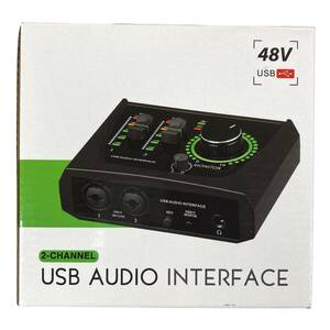 [1 jpy auction ]BOMGE audio interface 2 channel Pod casting -stroke Lee ming recording ARM0112