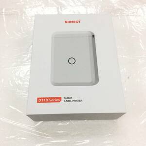 【1円オークション】 NIIMBOT D110 ラベルライター スマホ対応プリンター USB充電式 ホワイト TS01B001577