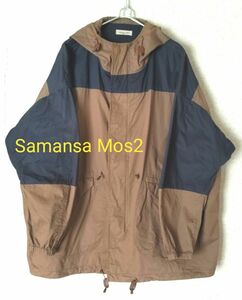 Samansa Mos2 オーバーサイズ マウンテンパーカ