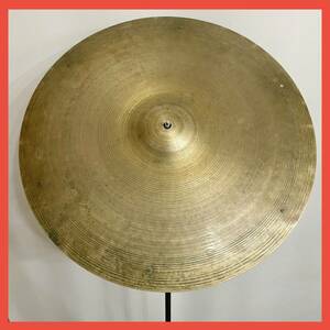 * 1 иен ~ распродажа 1950s OLD A Zildjian 20 Ride CYMBAL Jill Jean 20 дюймовый Old ride тарелки *