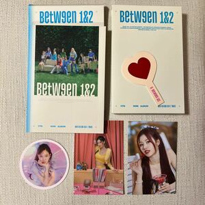 TWICE between 1&2 アルバム　CD ポストカード　コースター　サナ　ナヨン