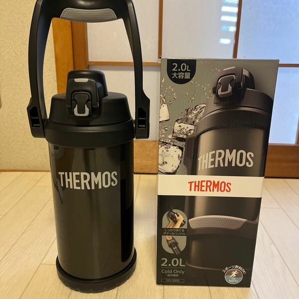 THERMOS 真空断熱スポーツジャグ 2.0L（ブラックグレー）FFV-2000 BKGY