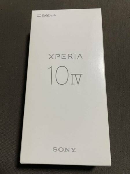 超美品。Xperia 10 Ⅳ ブラック デュアル SIM Softbank