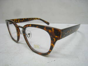 新品 ウェリントン メガネ 2886 伊達眼鏡 めがね べっ甲柄 鼈甲 UVプロテクション 
