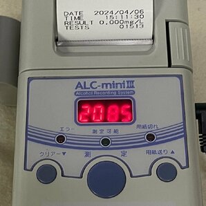 No.8送料無料/東海電子プリンター付き業務用アルコール測定器ALC-miniⅢ /アルコールチェッカー/動作確認済み/現状渡しの画像2