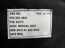 米軍放出品　AWS製MEDICAL　VEST　中古美品_画像10