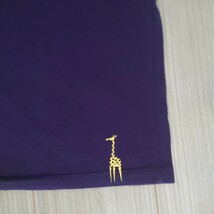 グラニフ Tシャツ　メンズМ　紫ジラフ_画像3