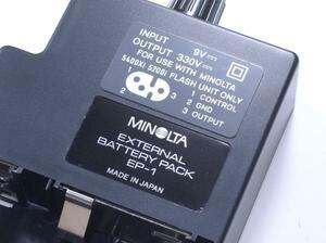 【T56】ミノルタ 外部電源パック EP-1 単二形乾電池仕様 プログラムフラッシュ用