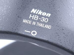 【Y37】Nikon HB-30 フード BK ( for AF Zoom Nikkor ED 28-200mm F3.5-5.6G（IF）)