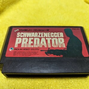 プレデター ファミコン FC シュワルツェネッガー ソフト SCHWARZENEGGER PREDATORの画像1