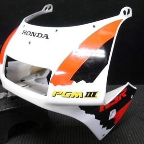 R61017 NSR250R HRC MC21 SP限定PENTAXカラー 純正 フルカウル用 アッパーカウルASSY フロントカウル MC18 28 TZR250 RGVの画像3