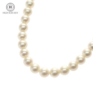 1円スタート 美品 アコヤ真珠 ネックレス 56粒 56P 7.00-7.50mm pearl 金具 SILVER シルバー アクセサリー レディース NGLソーティング