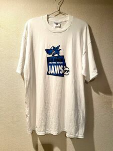 【未使用】JAZZ CONCERT JAPAN TOUR JAWS'99 from N.Y. bigtee/Tシャツ・L・ホワイト