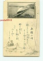 J4603●北海道 大沼公園 線路 機関車【絵葉書】_画像1