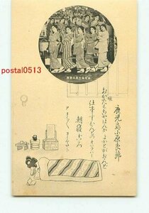 J8452●鹿児島 小原良節踊 その1【絵葉書】