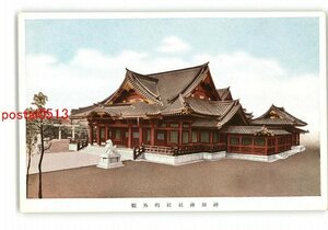 XyK1030●東京 神田神社社殿外観 *傷み有り【絵葉書】