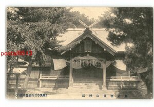 XyP8808●新潟 県社春日山神社 *傷み有り【絵葉書】