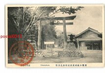 XyS2417●愛知 国幣小社砥鹿神社鑓水鳥居場 *傷み有り【絵葉書】_画像1