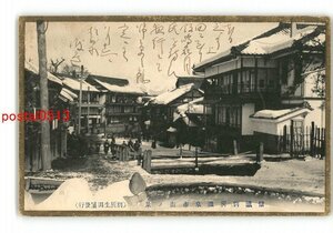 XyS9632●長野 信濃別所温泉市街の景 *エンタイア *傷み有り【絵葉書】