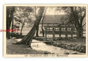 XyU6092●京都 賀茂別雷神社楢の小川より外幣殿 特別保護建造物 を望む *傷み有り【絵葉書】