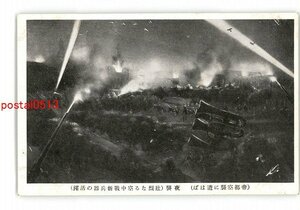 XyZ6363●帝都空襲に遭はば 夜襲 壮烈なる空中戦新兵器の活躍 *傷み有り【絵葉書】