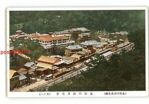 XZE7707●栃木 鬼怒川温泉駅？ *傷み有り【絵葉書】