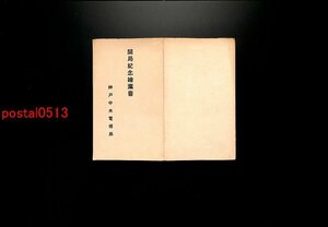 FLA1518●兵庫 神戸中央電信局記念絵葉書 袋付2枚 平面図付き *傷み有り【絵葉書】