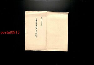 FLA2698●信濃教育会創立五十年記念絵葉書 袋付1枚2連1枚 *傷み有り【絵葉書】