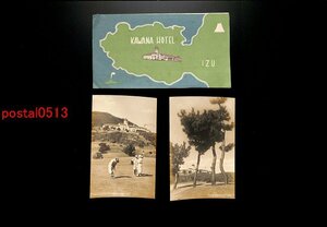 FLA1048●静岡 伊豆 川奈ホテル 袋付6枚 建物 ゴルフコース *傷み有り【絵葉書】