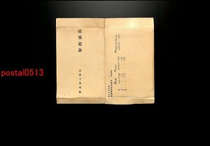 FSA2963●北海道 函館工業学校改築記念絵葉書 袋付2枚 別紙平面図付 *傷み有り【絵葉書】