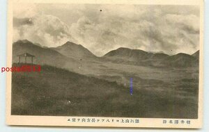 Xn9696●長野 軽井沢 離れ山上より八ヶ岳方向 k 【絵葉書】