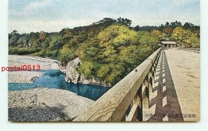 G7743●栃木 那須温泉 那珂川の橋【絵葉書】