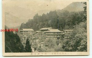 K2103●群馬 赤城山鉱泉 梨木館 全景【絵葉書】