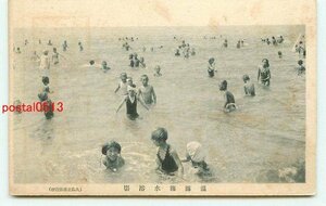 P2530●長野 温海温泉海水浴場【絵葉書】