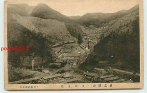 Q5142●茨城 日立鉱山 本山　全景【絵葉書】