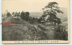 Q3541●静岡 賤機山公園より市街【絵葉書】