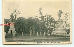 N2928●東京 川上大将と品川子爵の銅像【絵葉書】