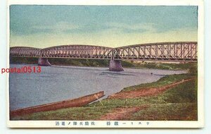 P2837●満州 ウスリー鉄橋 我騎兵隊の通過【絵葉書】