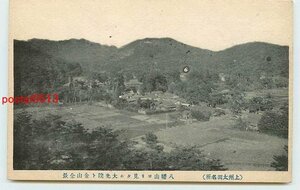 R1007●群馬 大田 八幡山より大光院と金山全景【絵葉書】