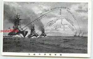 U3674●海軍砲弾の威力【絵葉書】