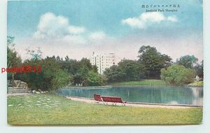 W2502●満州 上海ジェスフィールド公園【絵葉書】