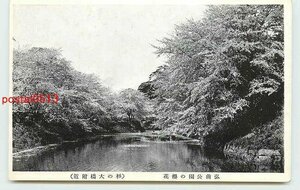 W0303●青森 弘前公園の桜【絵葉書】